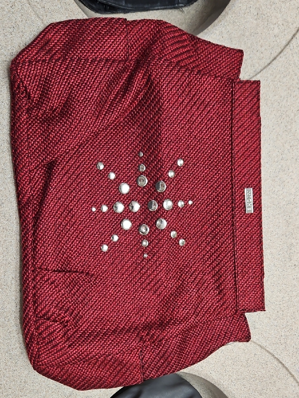 Miche Red Studded Tote Bag Prima Vixen